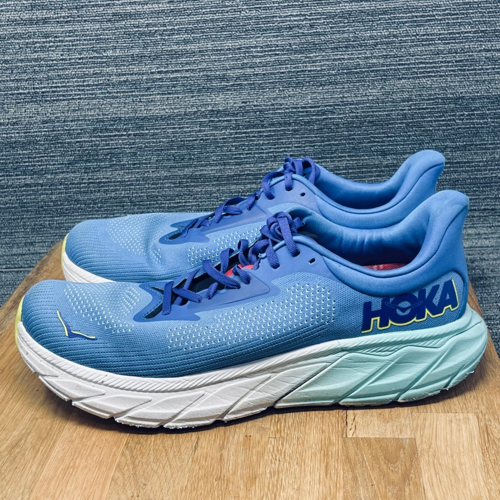 Hoka Arahi 7 Running Shoes Mens 13 2E Wide Blue 1147870 VRTL Stability Sneakers